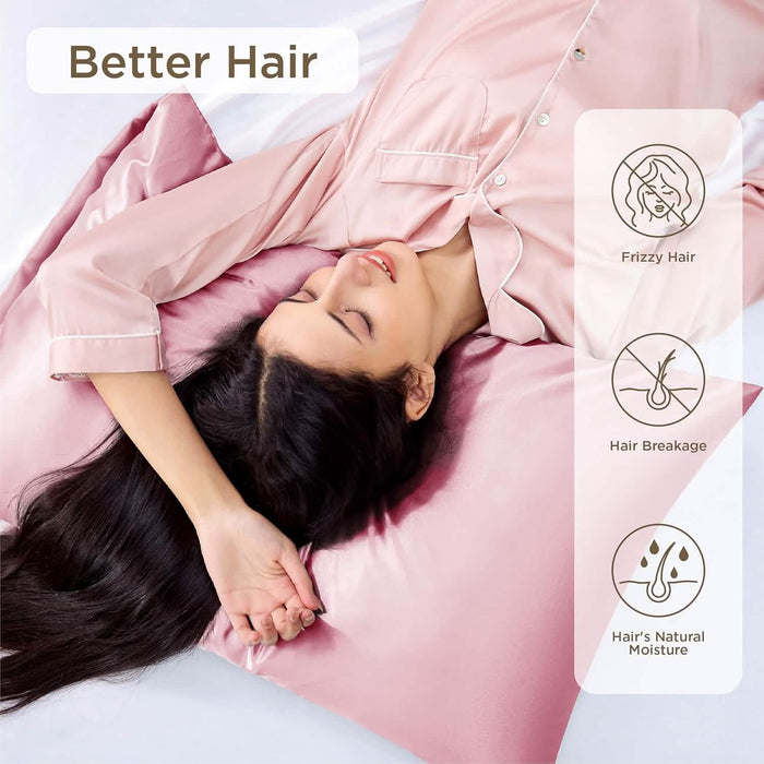 GentleSoft™ Satin Pillowcases 2 Packs