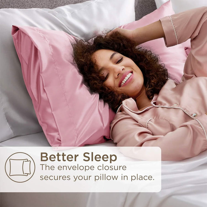 GentleSoft™ Satin Pillowcases 2 Packs