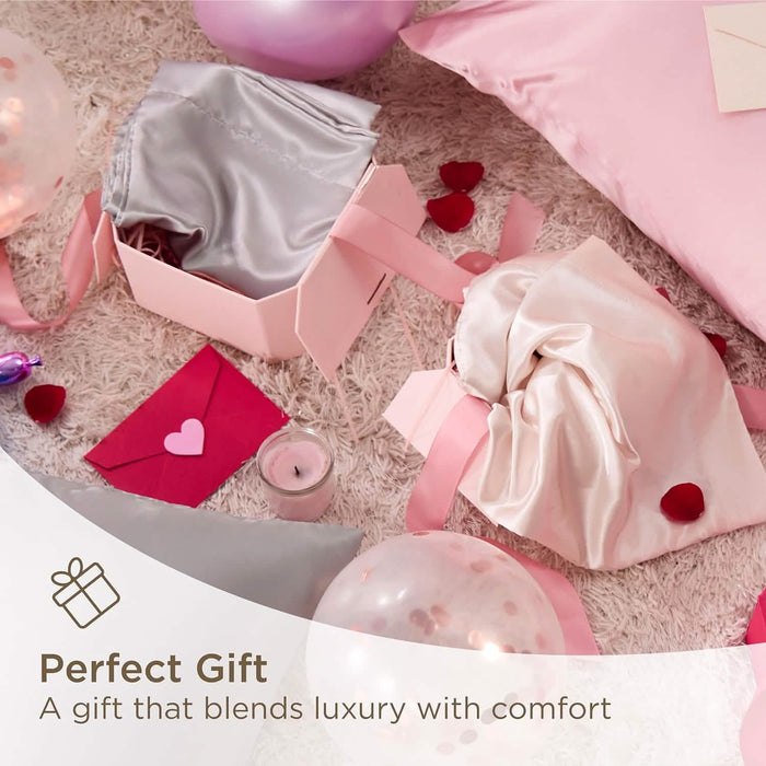 GentleSoft™ Satin Pillowcases 2 Packs