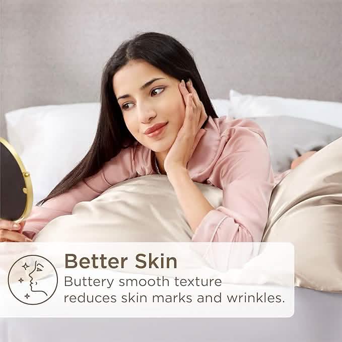 GentleSoft™ Satin Pillowcases 2 Packs