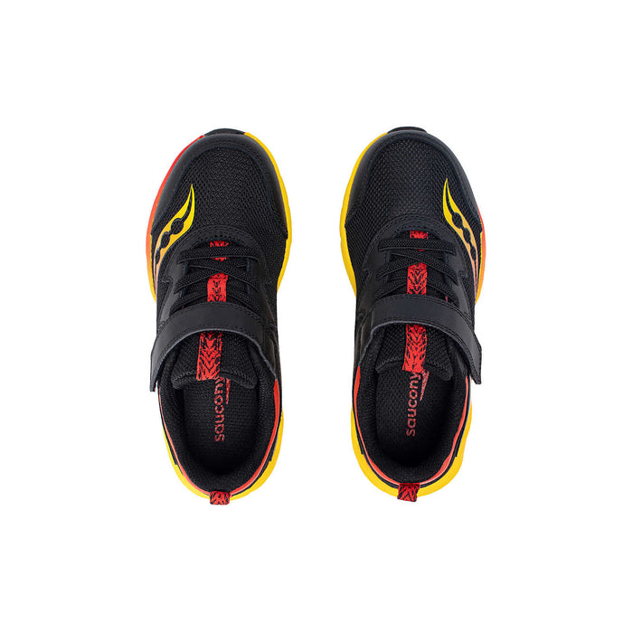 Saucony Flash LE Sneaker - Black/Red-SYF25JJ1 10.5 M-Pumpkin Pie Kids Canada