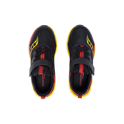Saucony Flash LE Sneaker - Black/Red-SYF25JJ1 10.5 M-Pumpkin Pie Kids Canada