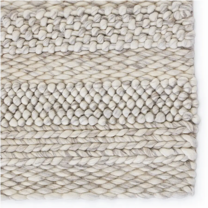 Scandinavia Dula Area Rug - Cinder/Coconut Milk