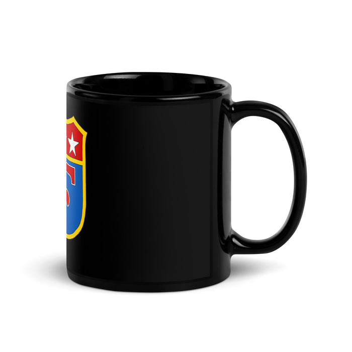 SF Shield Black Glossy Mug