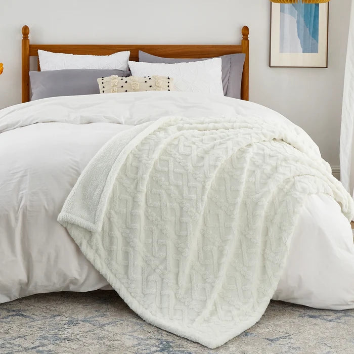 Sherpa Throw Blanket For Couch
