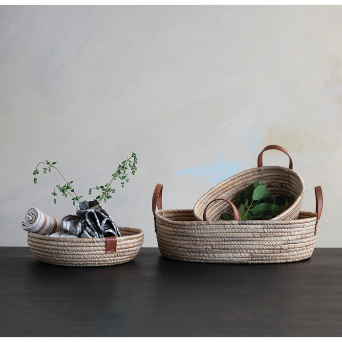 Sierra Woven Baskets Set of 2