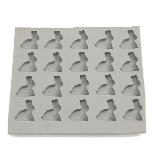 Small Rabbit  Rubber Candy Mold (20 Cavity)