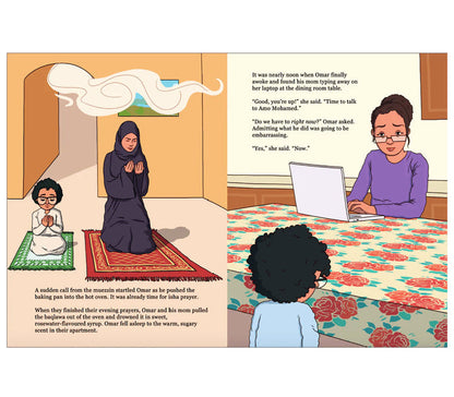Snatched Ruqaya's bookshelf