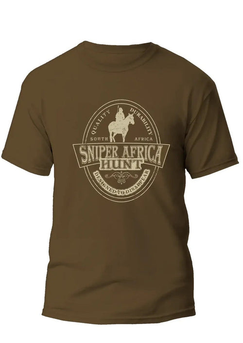 Sniper Mens Wild Tee Walnut
