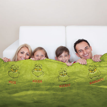 Snowpinions | Grinch Family SnowThrow | Blanket