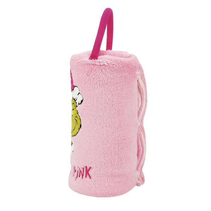 Snowpinions | Grinch Petty In Pink SnowThrow | Blanket