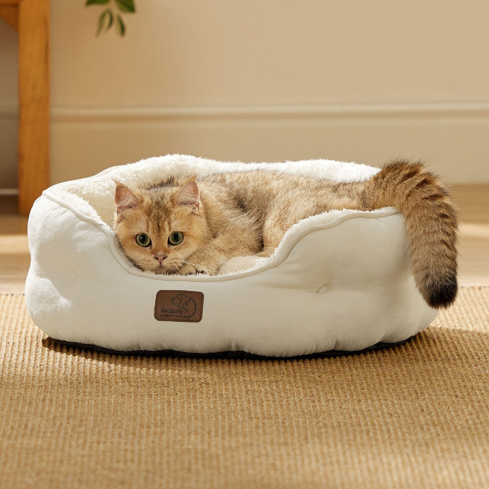 Solid Round Pet Bed