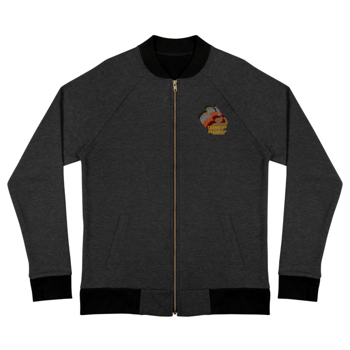 Stand Up-Speak Up Bomber Jacket