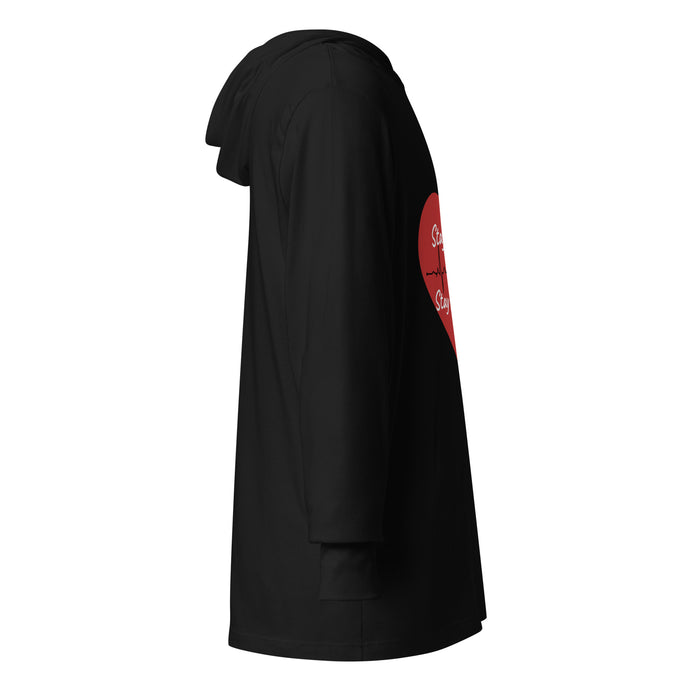 Stay Active Hooded long-sleeve tee