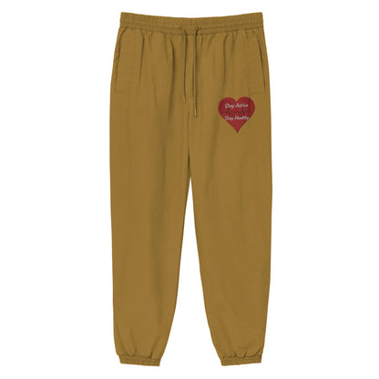 Stay Active Stay Healthy Recycled tracksuit trousers