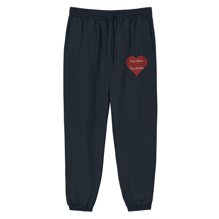 Stay Active Stay Healthy Recycled tracksuit trousers