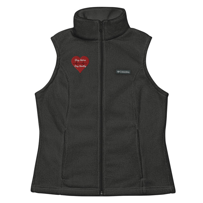 Stay Active Stay Healthy Women’s Columbia fleece vest