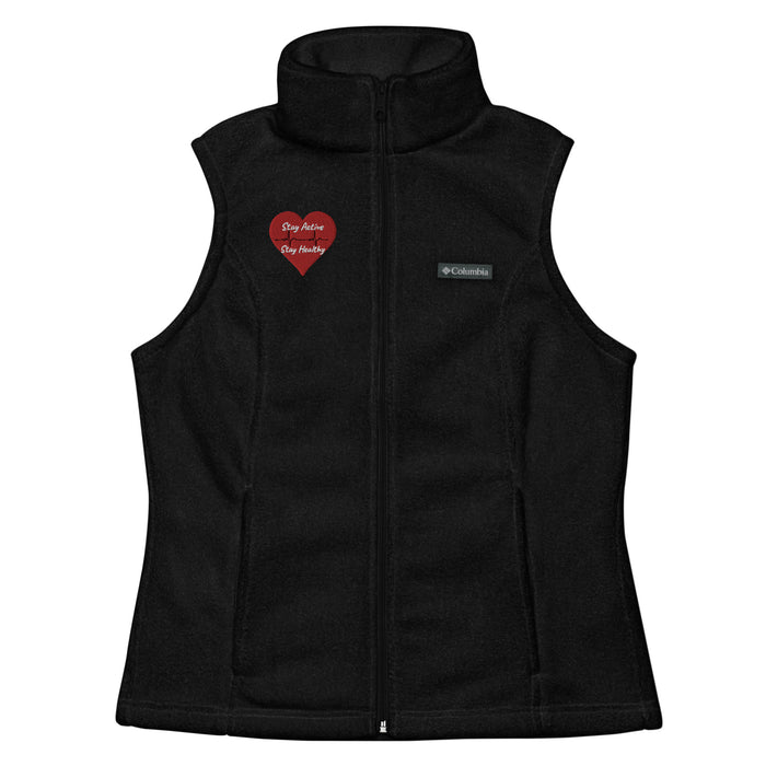 Stay Active Stay Healthy Women’s Columbia fleece vest