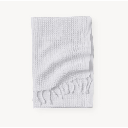 Stonewashed Waffle Hand Towel - Clay