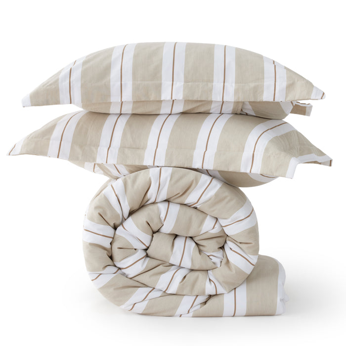 Striped Comforter Set