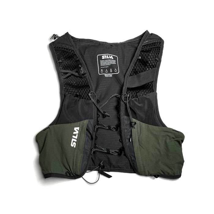 Strive 5 Vest Green SS26 - Front flat