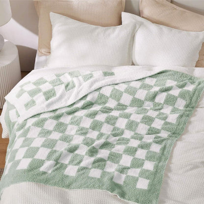 Throw / Checkered Green