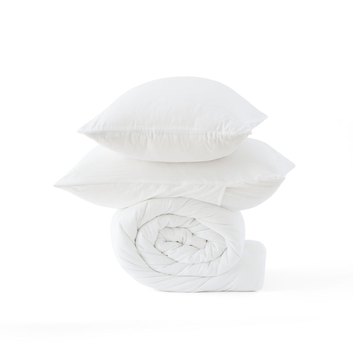 Textured Quilted Comforter Set