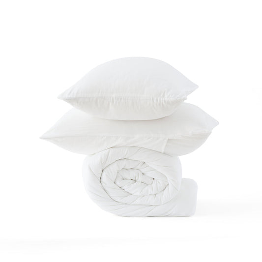 Textured Quilted Comforter Set