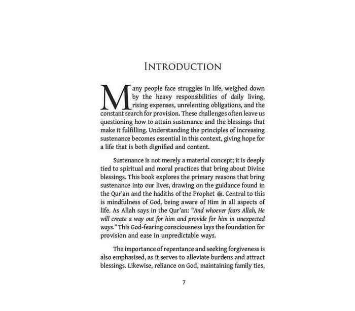 The Keys to Abundant Provisions: Practices and Prayers for Sustenance and Ease IMAM GHAZALI FOUNDATION