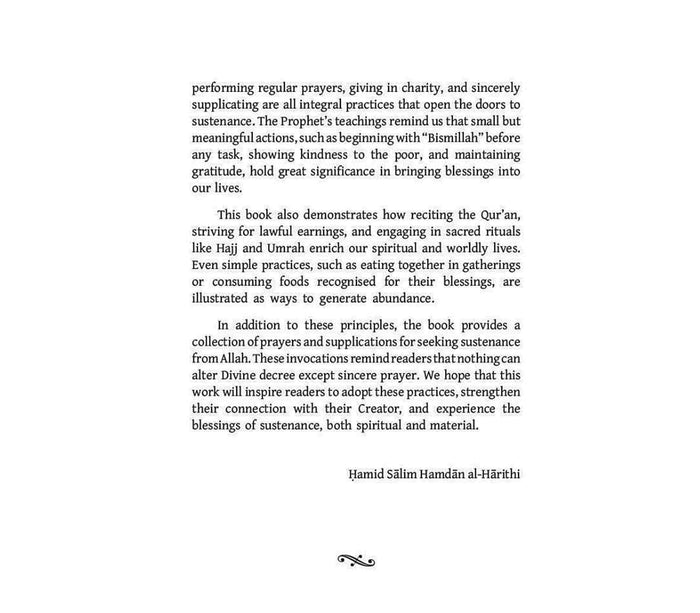 The Keys to Abundant Provisions: Practices and Prayers for Sustenance and Ease IMAM GHAZALI FOUNDATION
