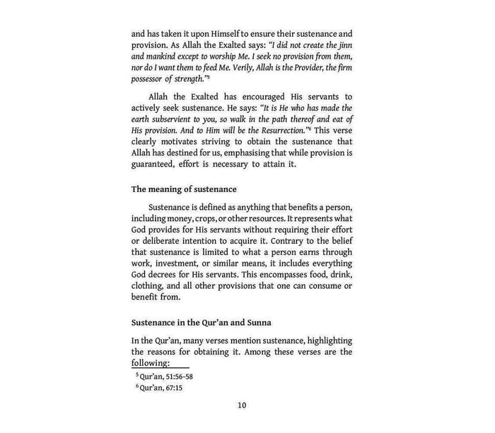 The Keys to Abundant Provisions: Practices and Prayers for Sustenance and Ease IMAM GHAZALI FOUNDATION