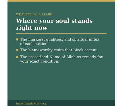The Ranks of the Soul: Marātib al-Nafs IMAM GHAZALI FOUNDATION