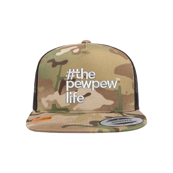 #ThePewPewLife Tactical Arid Trucker Hat Snapback