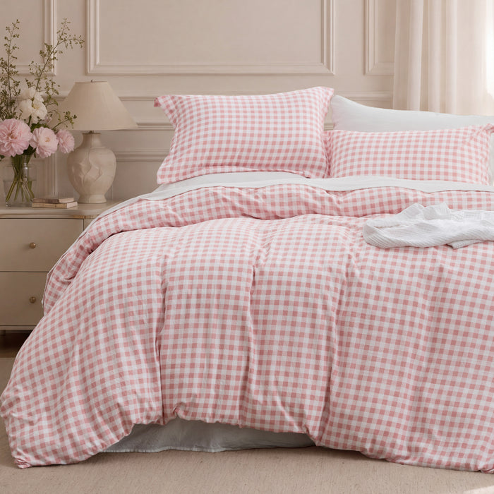 Pink Gingham / Twin