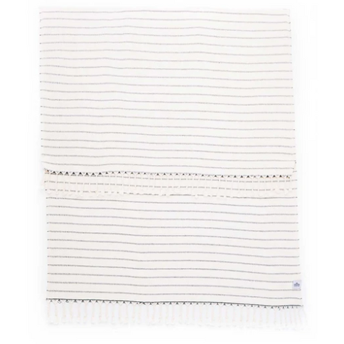 Tofino Towel Co - Turkish Towel 100% cotton The Willowbrae- Carbon