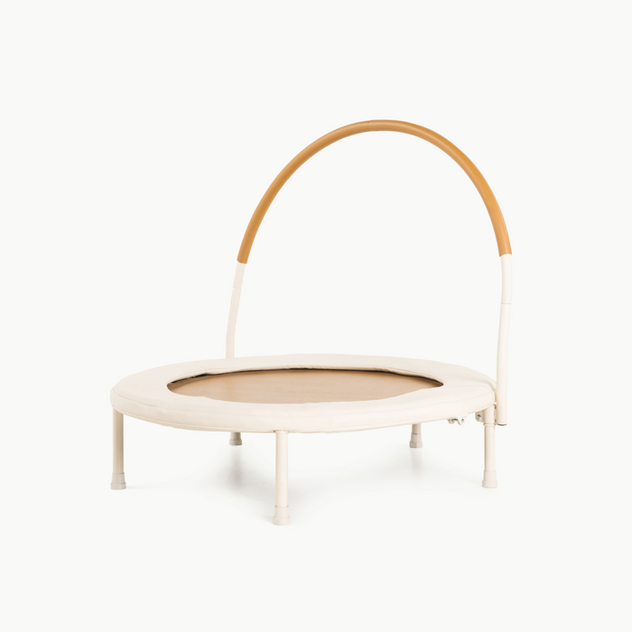Ivory / Classic@Children’s indoor trampoline with modern design for active play at home
