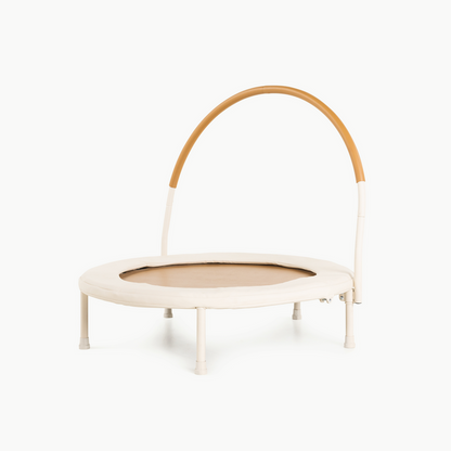 Ivory / Classic@Children’s indoor trampoline with modern design for active play at home