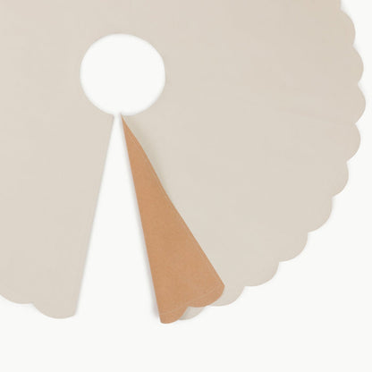 Ivory Scallop (on sale)@Ivory Scallop Tree Skirt under tree