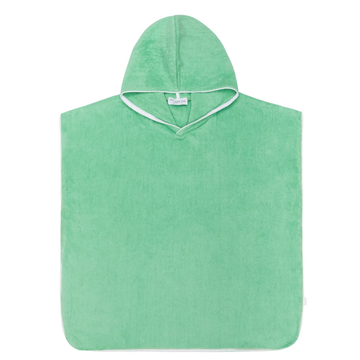 unisex gustavia green hooded towel coverup