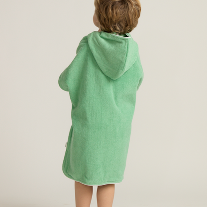 unisex gustavia green hooded towel coverup