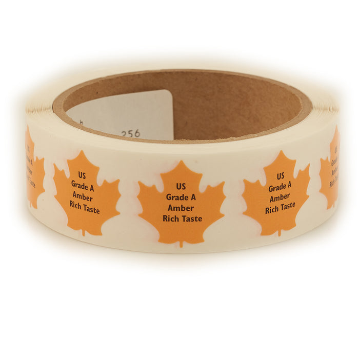 US Grade A Amber Rich Taste Grade Label (500/roll)