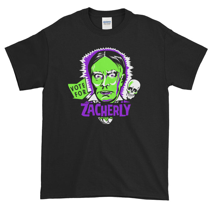 Vote For Zacherly (Green) Short-Sleeve T-Shirt