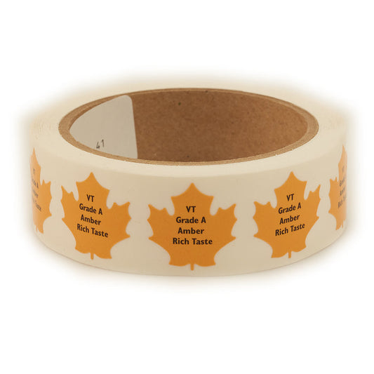 VT Grade A Amber Rich Taste Grade Label (500/roll)
