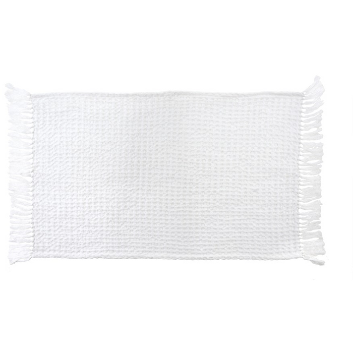 Waffle Hand Towel - White