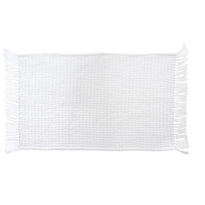 Waffle Hand Towel - White
