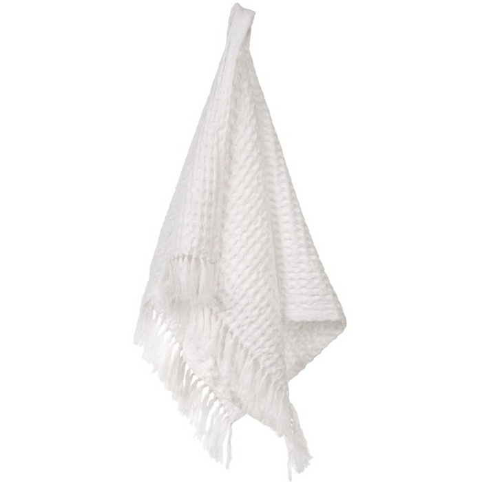 Waffle Hand Towel - White