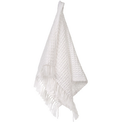 Waffle Hand Towel - White