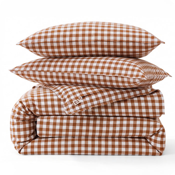 Terracotta Gingham / Queen