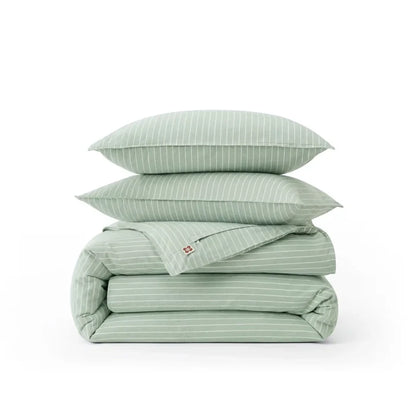 Striped Sage Green / Queen