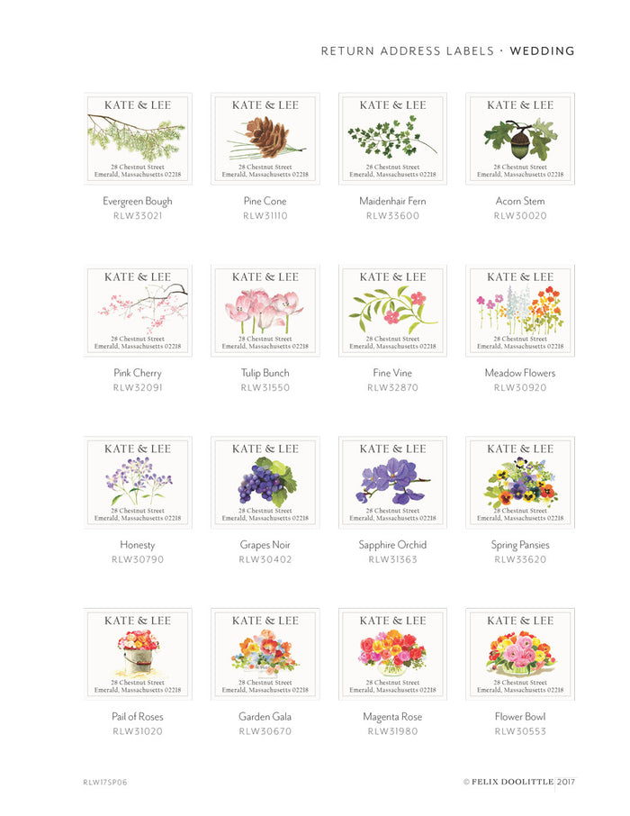 Wedding Collection -- 6 Pages · RLW17SP04
